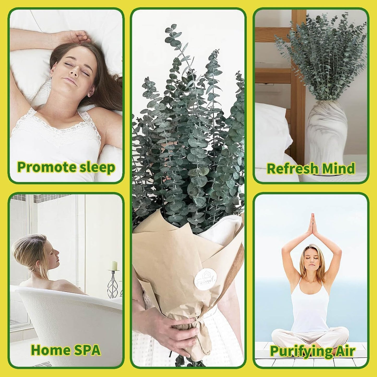 11 PCS Real Dried Eucalyptus Stem for Shower & Bathroom Decor - 17'' Large Natural Fresh Eucalyptus Leaves Hanging Plants, Shower Stuff Green Home Vase Decor, DIY