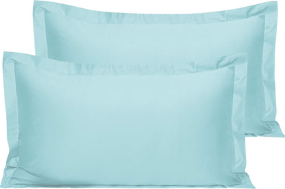 NTBAY Cotton 26x26 Euro Sham Covers - 500 Thread Count Egyptian Cotton Euro Pillow Covers, 2 Pack Super Soft and Breathable 26x26 Pillow Covers, Square Pillow Cases, White