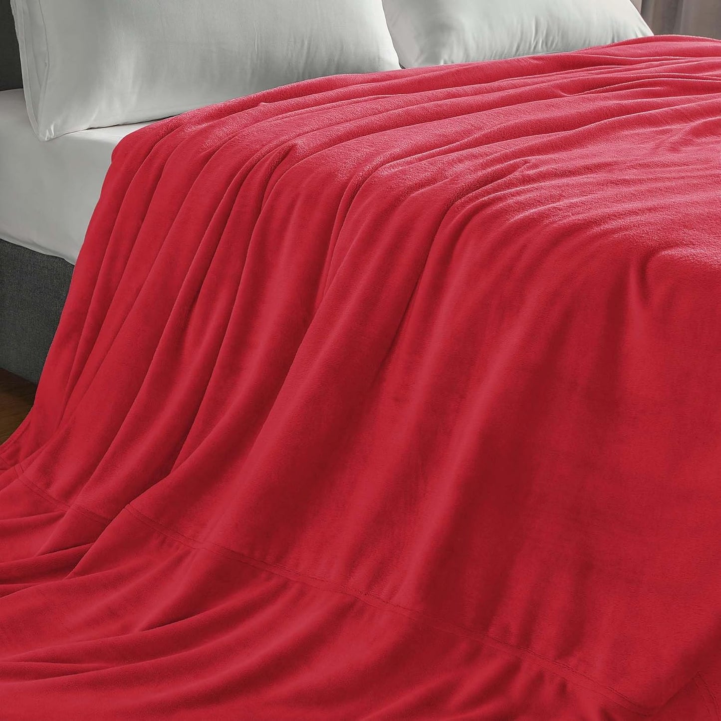 BEDELITE Fleece Blanket Black Throw Blankets for Couch & Bed, Luxury Plush Cozy Fuzzy Blanket 50x60 inches, Super Soft Warm Lightweight Throw Blanket for Travel Camping - Colors B