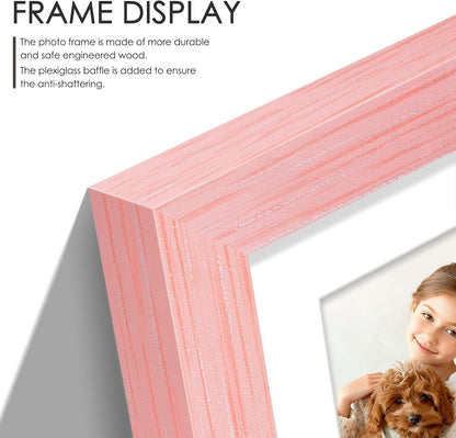 DUENPY 14x26 Collage Picture Frame 4x6 Collage Picture Frame Displays Twelve 4x6 inch Photos Available Horizontal Wall Mounting Display and Vertical Black - Colors B