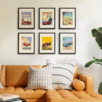 upsimples 5x7 Picture Frame Set of 10, Display Pictures 4x6 with Mat or 5x7 Without, Multi Photo Frames Collage for Wall or Tabletop Display, Black