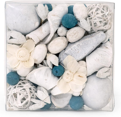 ANDALUCA Maison Box Fragrance Potpourri Decorative Vase & Bowl Filler Home Décor (Coconut Sandalwood)