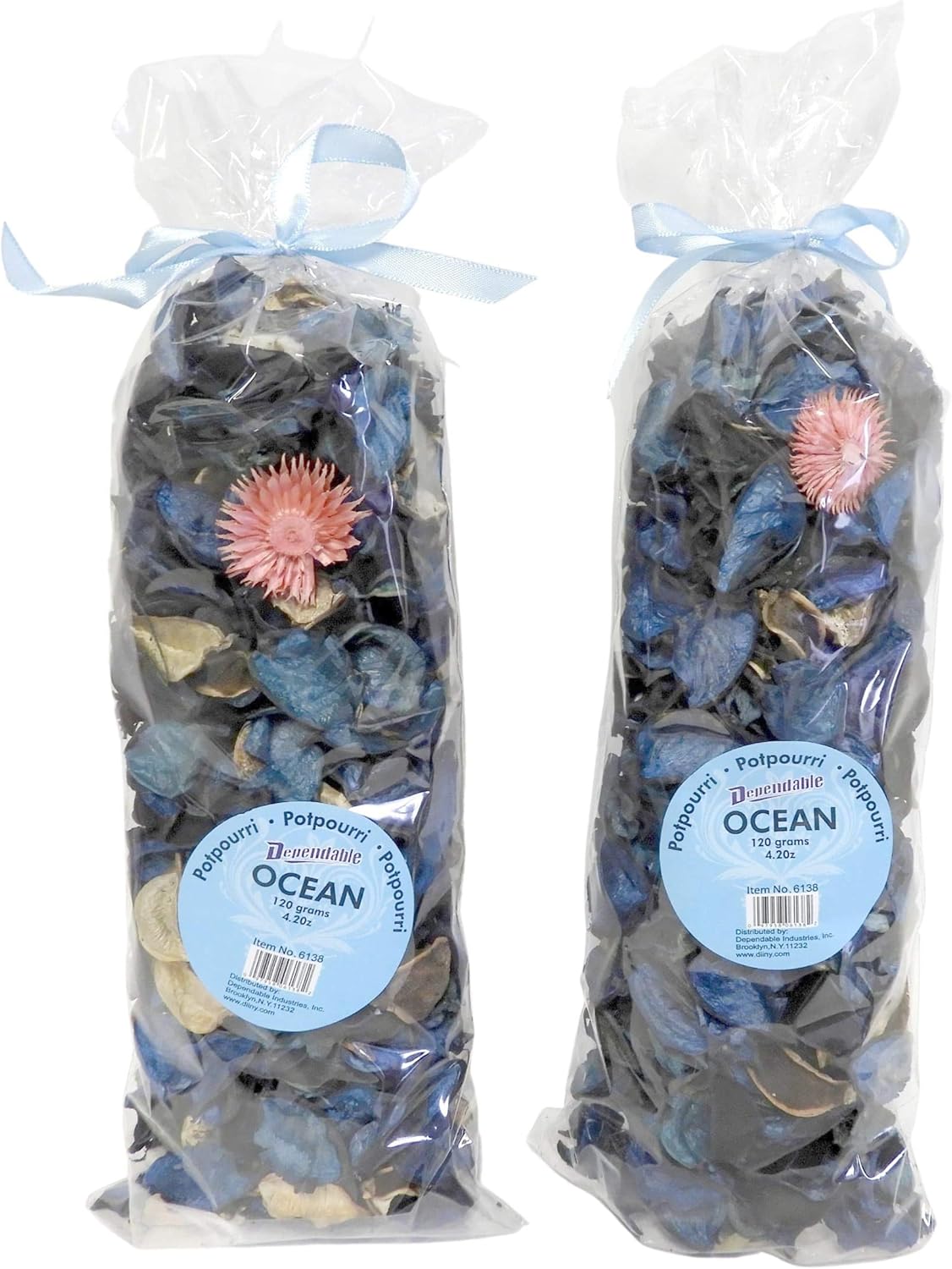 Lavender Potpourri – 2 Large Bags (8.4 oz Total) – Dried Petals for Bowl or Vase Filler, Long-Lasting Fragrance for Home, Gift, or Office
