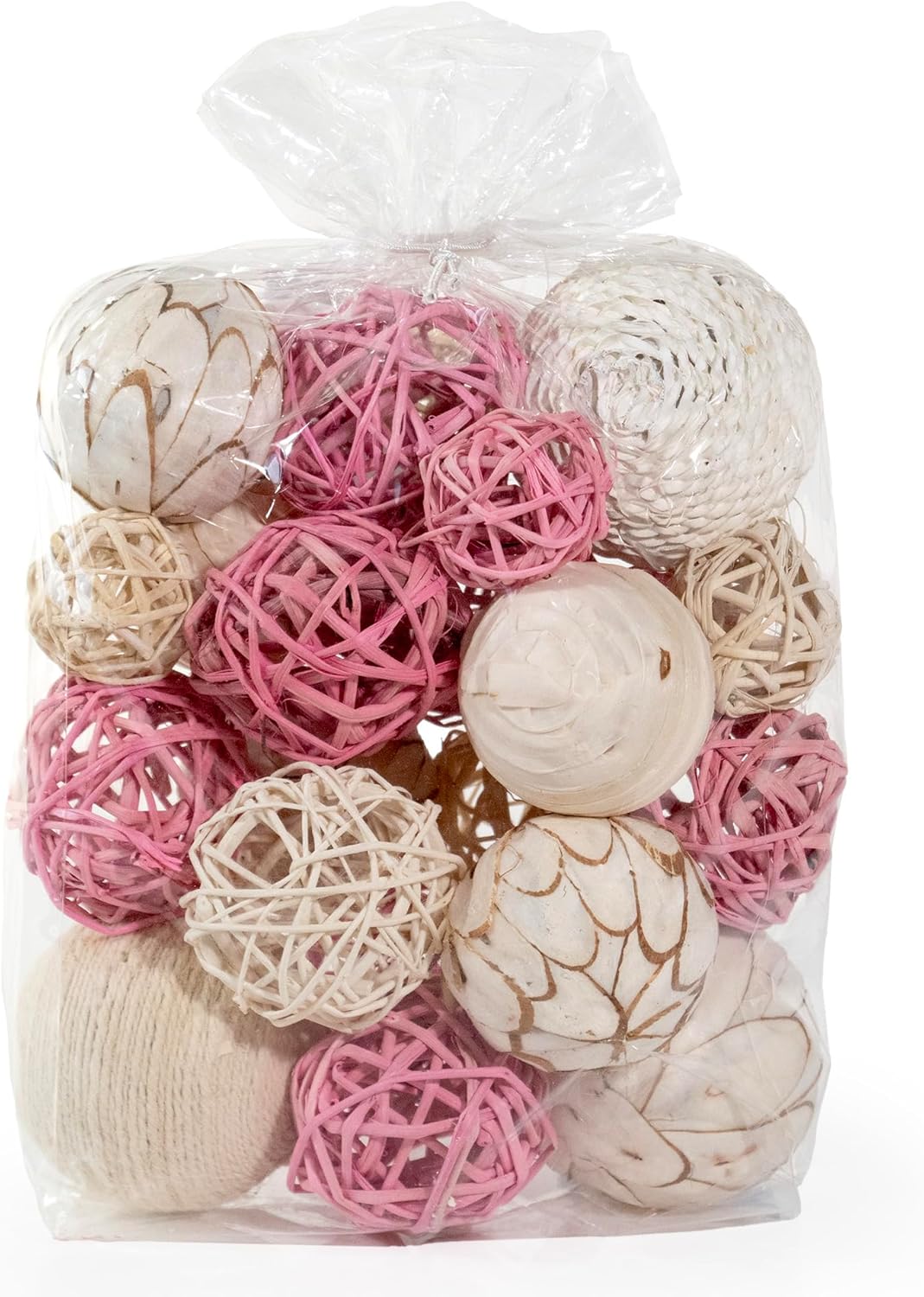 ANDALUCA Decorative Balls Bag Bowl Filler Home Decor (Beige)