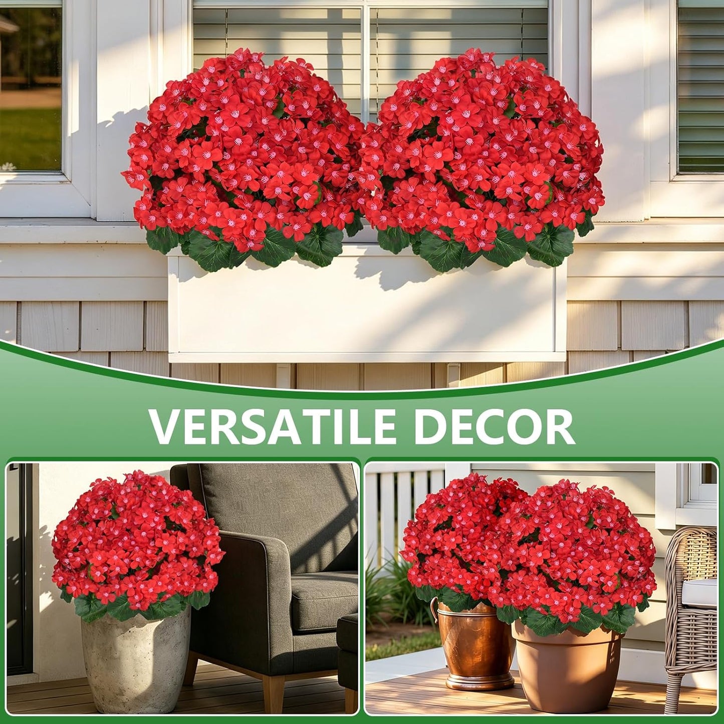 2Pack 4FT Artificial Bougainvillea Topiary Trees for Outdoor, Fake Silk Flowers Plants Bushes with Ground Spike, Faux UV Resistant Shurbs Trees for Outside,Front Porch,Patio,Balcony Decor