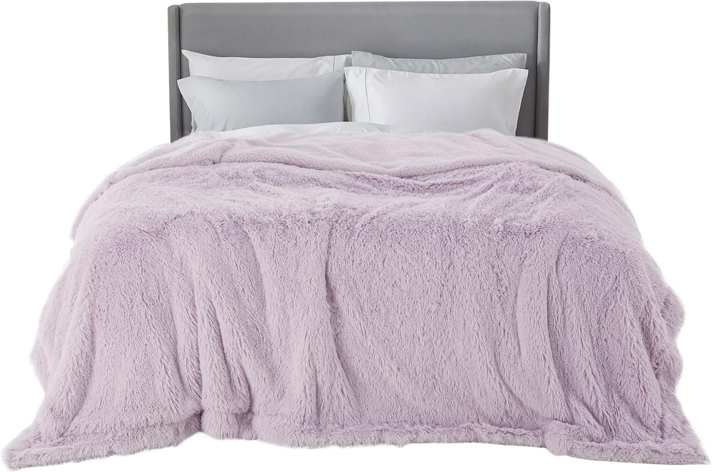 Bedsure GentleSoft Fluffy Fuzzy Faux Fur Throw Blanket for Couch, Soft Sherpa Fleece Cozy Gifts for Women, Plush Bed Blanket Room Decor for Men, Thick Warm Minky Teen Gifts Winter Bedding