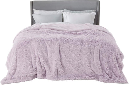 Bedsure GentleSoft Fluffy Fuzzy Faux Fur Throw Blanket for Couch, Soft Sherpa Fleece Cozy Gifts for Women, Plush Bed Blanket Room Decor for Men, Thick Warm Minky Teen Gifts Winter Bedding