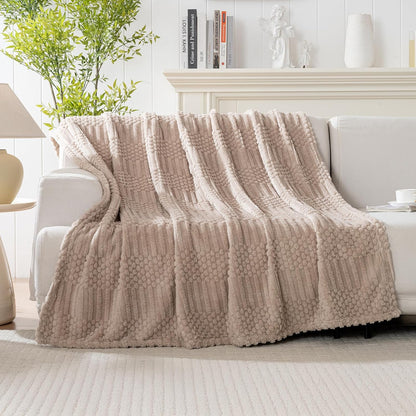 50x70 Inch Rust Throw Blanket - Soft & Fluffy Fleece, Cute & Aesthetic, Perfect for Sofa, Couch, Chair, Bed, Living Room & Bedroom, All-Season Use, Plush & Cozy Decorative Blanket