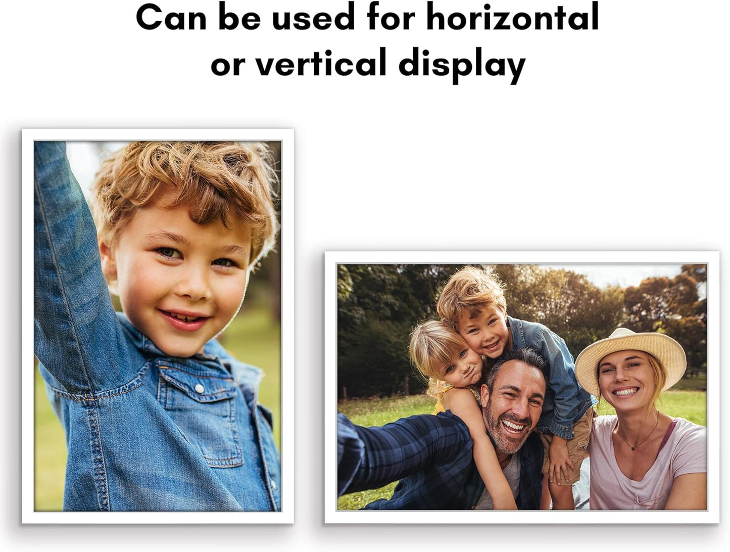 Americanflat 24x36 Poster Frame with Polished Plexiglass - Streamline Collection - Thin Border Picture Frame for Wall Display - Hanging Hardware Included - Black - Colors B