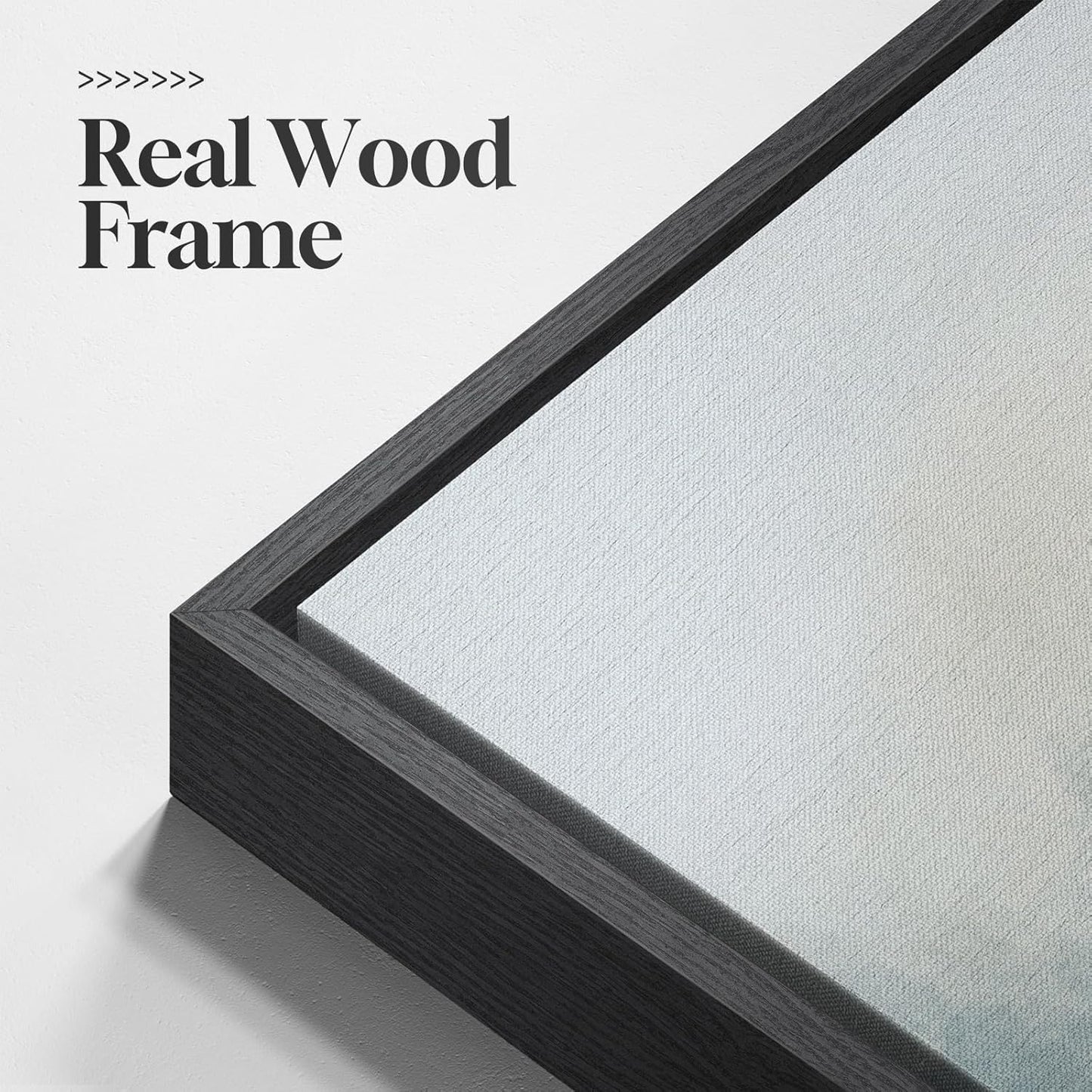 Large Framed Abstract Nature Landscape Wall Art for Living Room, Set of 3 Modern Canvas Prints Paintings Artwork for Walls, Green Lake Pictures for Hallway, Dining Room, Office Wall Decor 24x36 Inch