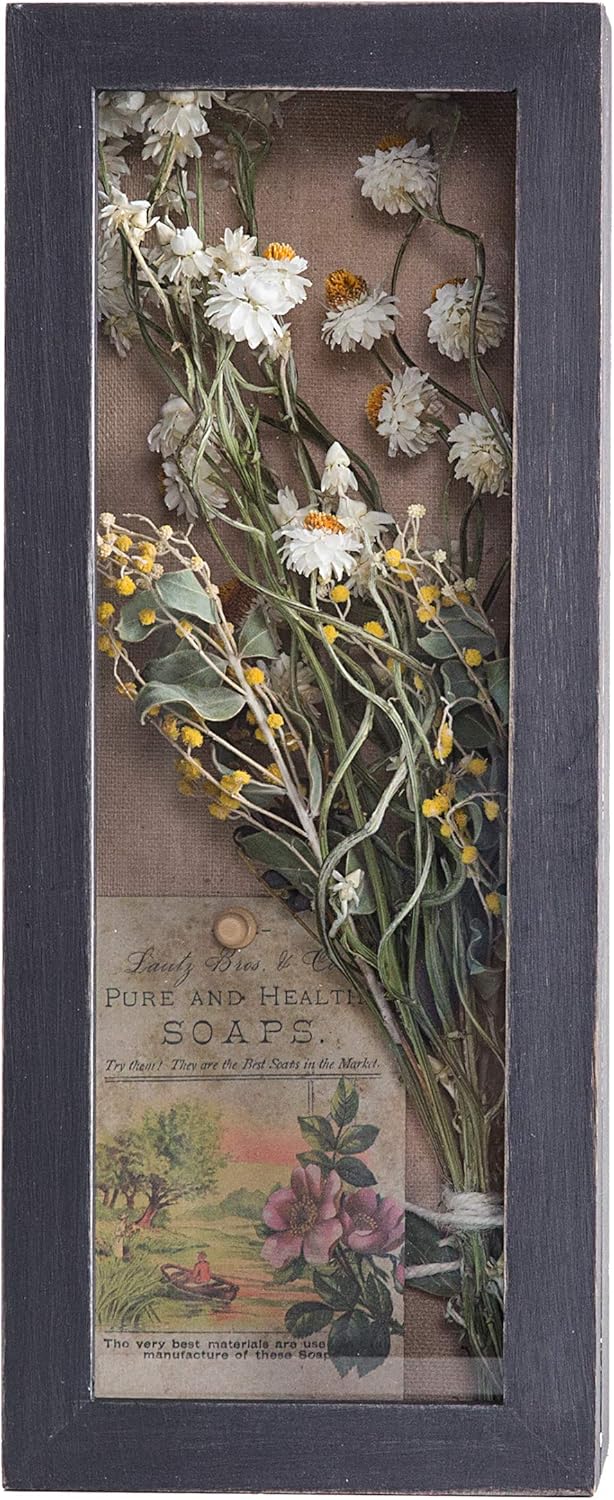 Freezing point Shadow Box Frame 8x8 Shadow Boxes Display Case with Linen Back Memorabilia Awards Medals Bouquet Photos Picture Badge Wedding Memory Box for Keepsakes Carbonized Small Pin Board