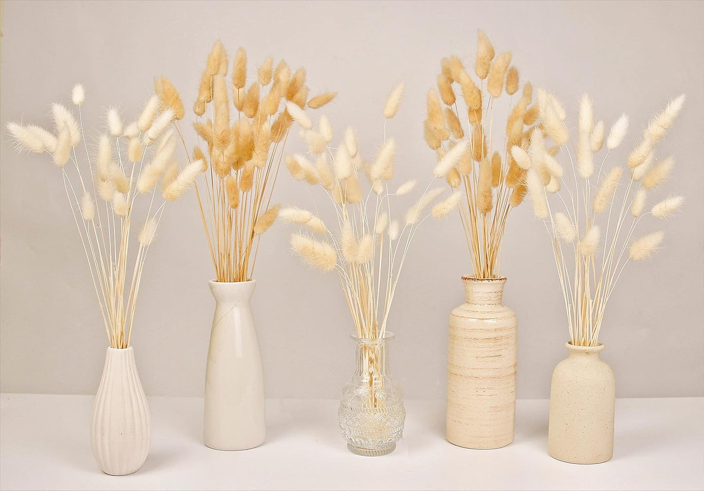 40" inch 10 Stems Pampas Grass Decor Tall, Pampas Grass Bouquet, Natural Dried Flowers for Wedding, Natural Home Decor, Wall Grass, Glam Decor