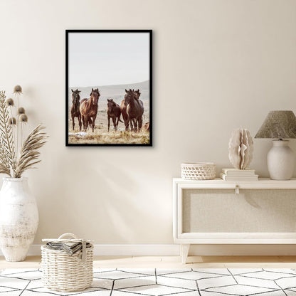 Americanflat 24x36 Poster Frame with Polished Plexiglass - Streamline Collection - Thin Border Picture Frame for Wall Display - Hanging Hardware Included - Black - Colors A