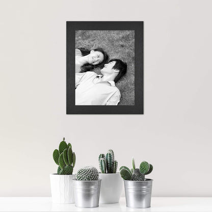 MCS Studio Gallery 16x24 Poster Frame Black Woodgrain Engineered Wood, Vertical & Horizontal Wall Hanging Large Picture Frame for Photos, Posters & Art Prints (1-Pack)