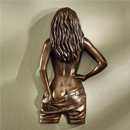 Proposed value: Design Toscano Sweet Surrender Wall Sculpture, Antique Stone
