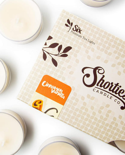 Shortie's Candle Company Vanilla Bean Premium Tealight Candles Bulk Pack - 24 Beige Highly Scented Tea Lights - Beautiful Candlelight - Made in the USA - Bakery & Food Collection