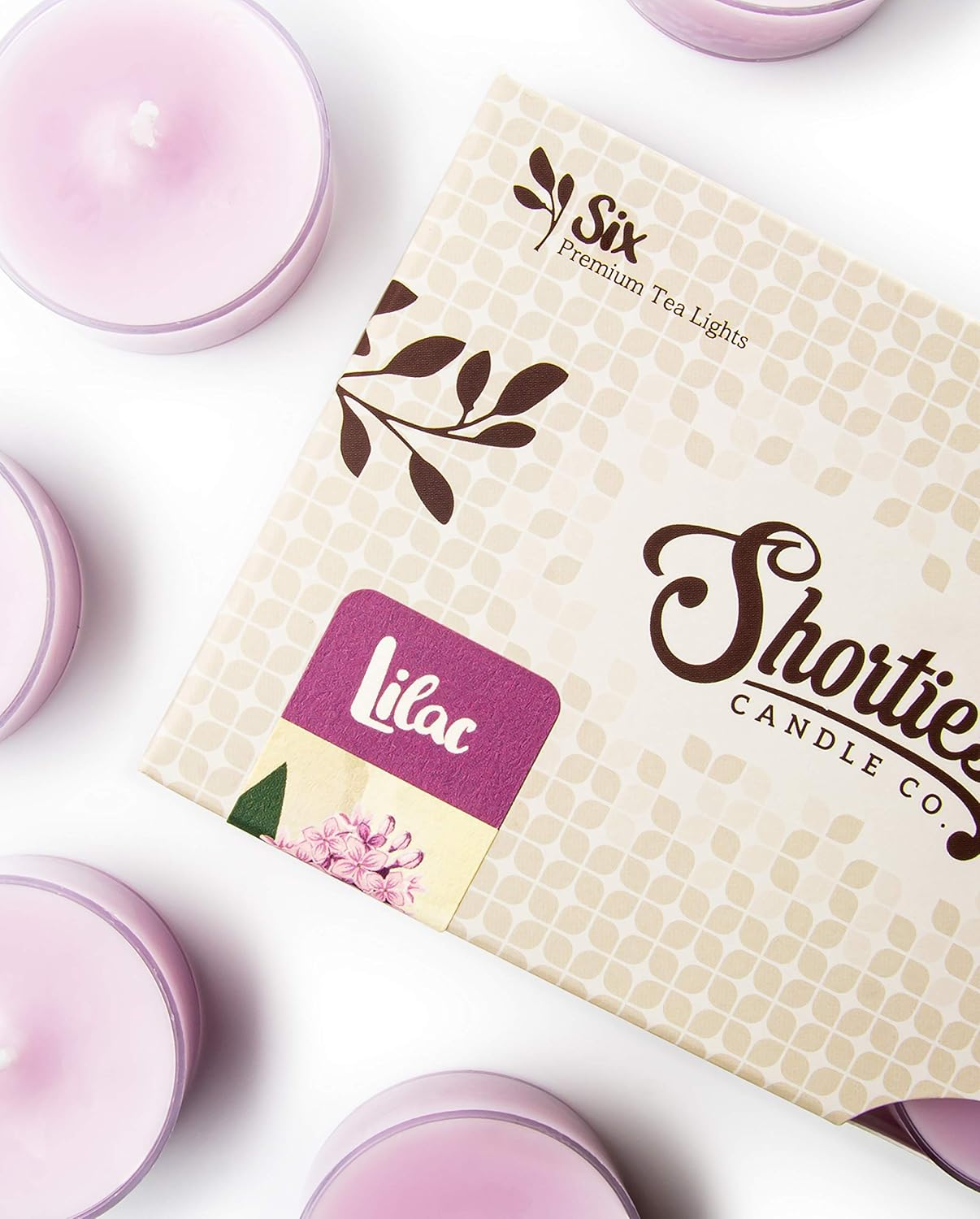 Pure English Lavender Premium Tealight Candles Bulk Pack - Highly Scented with Essential & Natural Oils - 24 Purple Tea Lights - Beautiful Candlelight - Made in the USA - Flower & Floral Collection