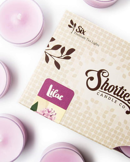 Pure English Lavender Premium Tealight Candles Bulk Pack - Highly Scented with Essential & Natural Oils - 24 Purple Tea Lights - Beautiful Candlelight - Made in the USA - Flower & Floral Collection