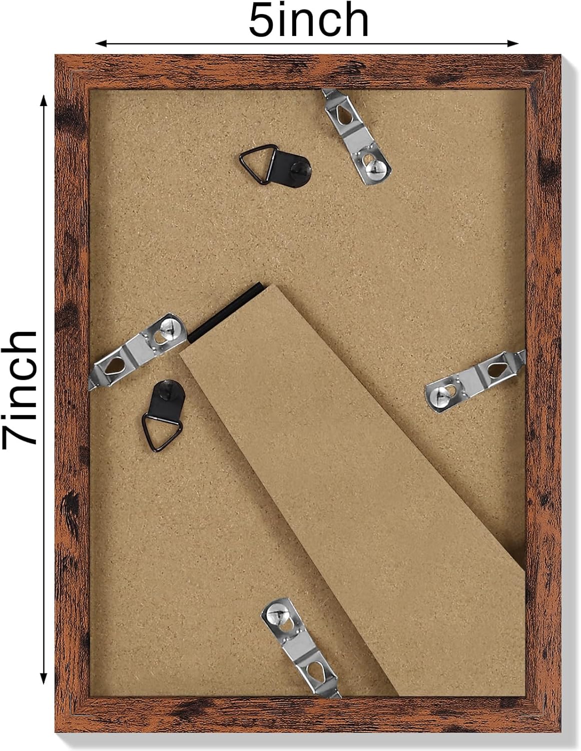 Vittanly 11x14 Picture Frame, Display Pictures 8x10 with Mat or 11x14 without Mat, Photo Frame for Wall Mounting, Black, 1 Pack - Colors A