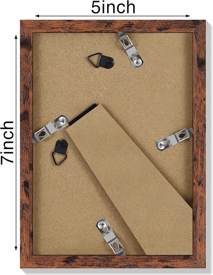 Vittanly 11x14 Picture Frame, Display Pictures 8x10 with Mat or 11x14 without Mat, Photo Frame for Wall Mounting, Black, 1 Pack - Colors A