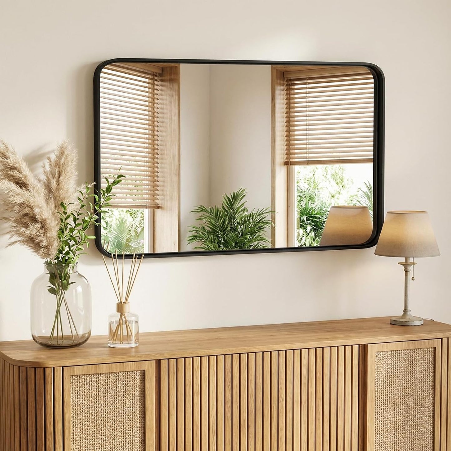 NEWBULIG Gold Round Wall Mirror 36 Inch, Bathroom Mirrors for Over Sink, Wall Decor for Bathroom, Entryway, Bedroom, Vanity