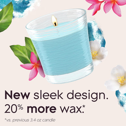 Glade 1-Wick Scented Candle Jar, Angel Whispers, Air Freshener Infused with Essential Oils, 4.08 Oz, 2 Count