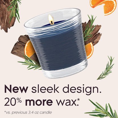 Glade 1-Wick Scented Candle Jar, Angel Whispers, Air Freshener Infused with Essential Oils, 4.08 Oz, 2 Count