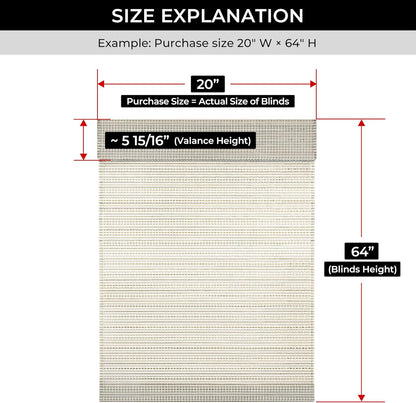 UNISHADES Cordless Bamboo Roman Shades for Windows, Blinds Size (30.5" W ×48" H) Colour (Highfield Teak)