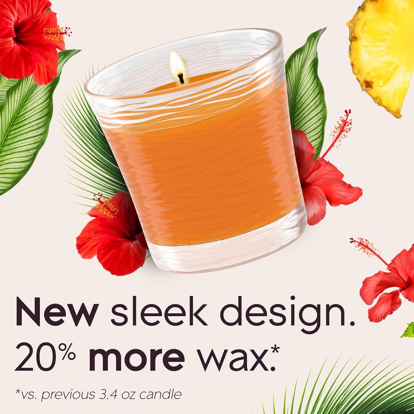 Glade 1-Wick Scented Candle Jar, Angel Whispers, Air Freshener Infused with Essential Oils, 4.08 Oz, 2 Count