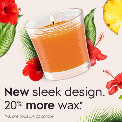 Glade 1-Wick Scented Candle Jar, Angel Whispers, Air Freshener Infused with Essential Oils, 4.08 Oz, 2 Count