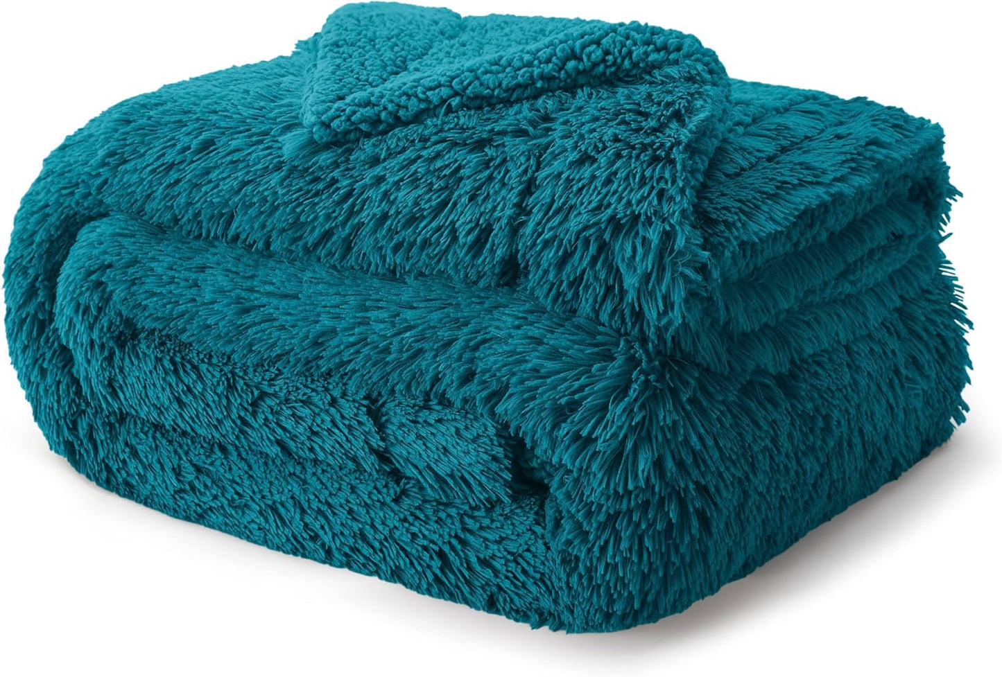 Bedsure GentleSoft Fluffy Fuzzy Faux Fur Throw Blanket for Couch, Soft Sherpa Fleece Cozy Gifts for Women, Plush Bed Blanket Room Decor for Men, Thick Warm Minky Teen Gifts Winter Bedding