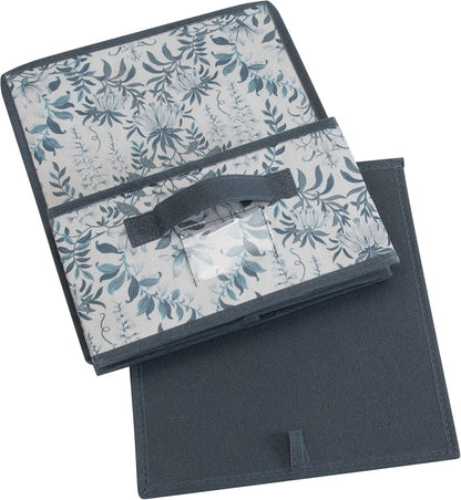 Laura Ashley Medium Storage Box | Dimensions: 11"x 12"x 6 | Foldable | Closet Organization | Storage | Parterre
