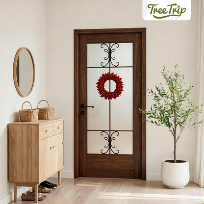 Olive Tree Artificial Indoor, 7 FT Faux Olive Trees with Planter, Fake Tall Plants with Natural Trunk and Lifelike Fruits for Home Office Decor(1, 7FT)