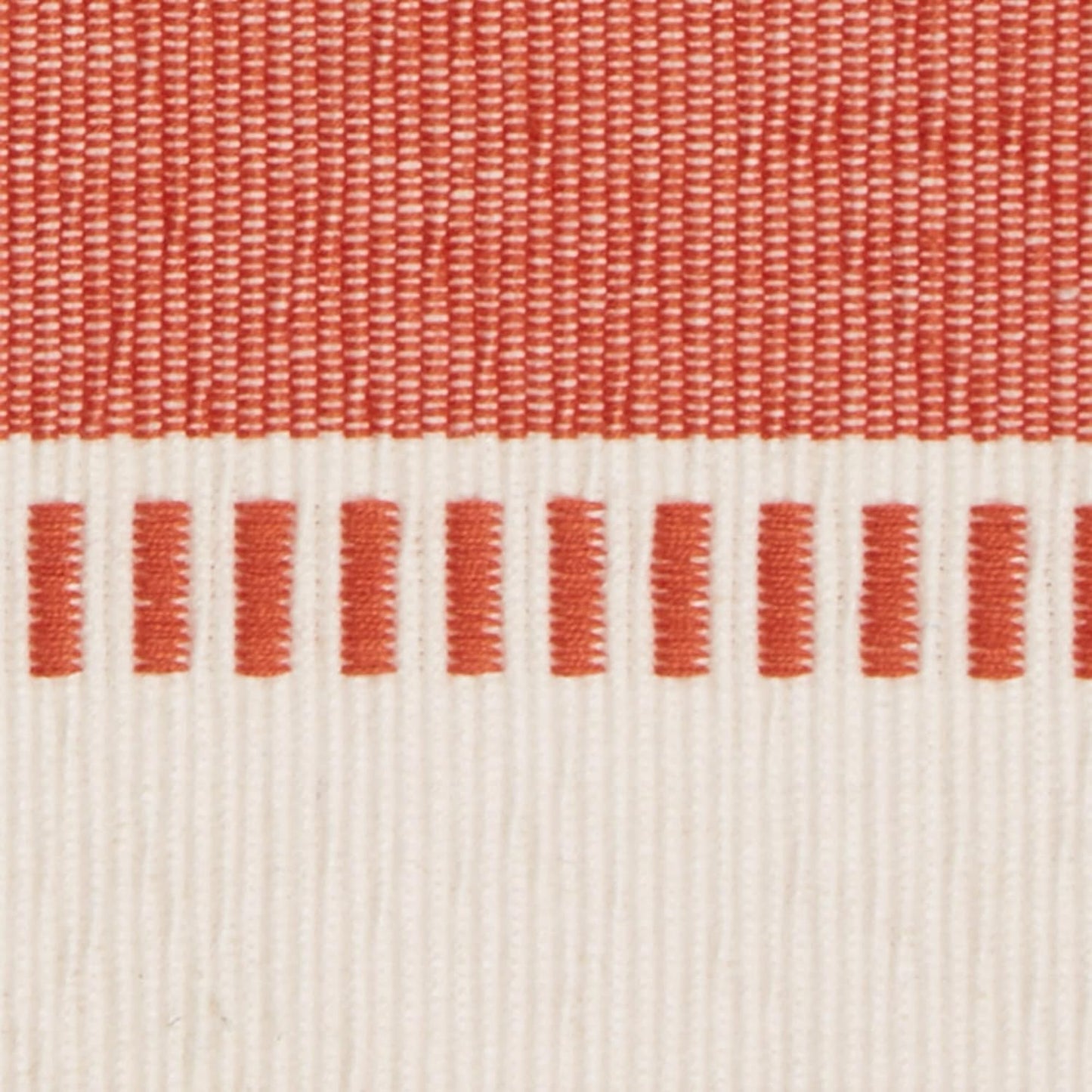DII Dobby Stripe Woven Table Runner, 13x72-inch, French Blue