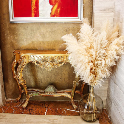 10 PCS Beige Pampas Grass Decor, Naturally Dried Pompas, Bunny Tails Dried Flowers, and Dried Eucalyptus. Perfect for Weddings, Boho Party Decorations, and Table Decor(17inch)