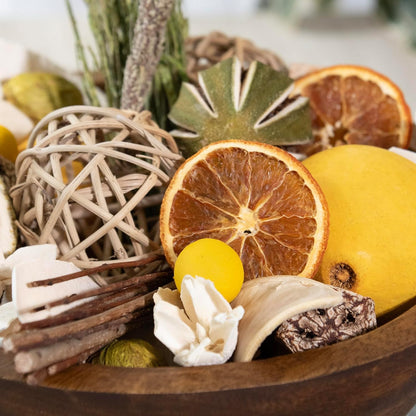 ANDALUCA Maison Box Fragrance Potpourri Decorative Vase & Bowl Filler Home Décor (Coconut Sandalwood)