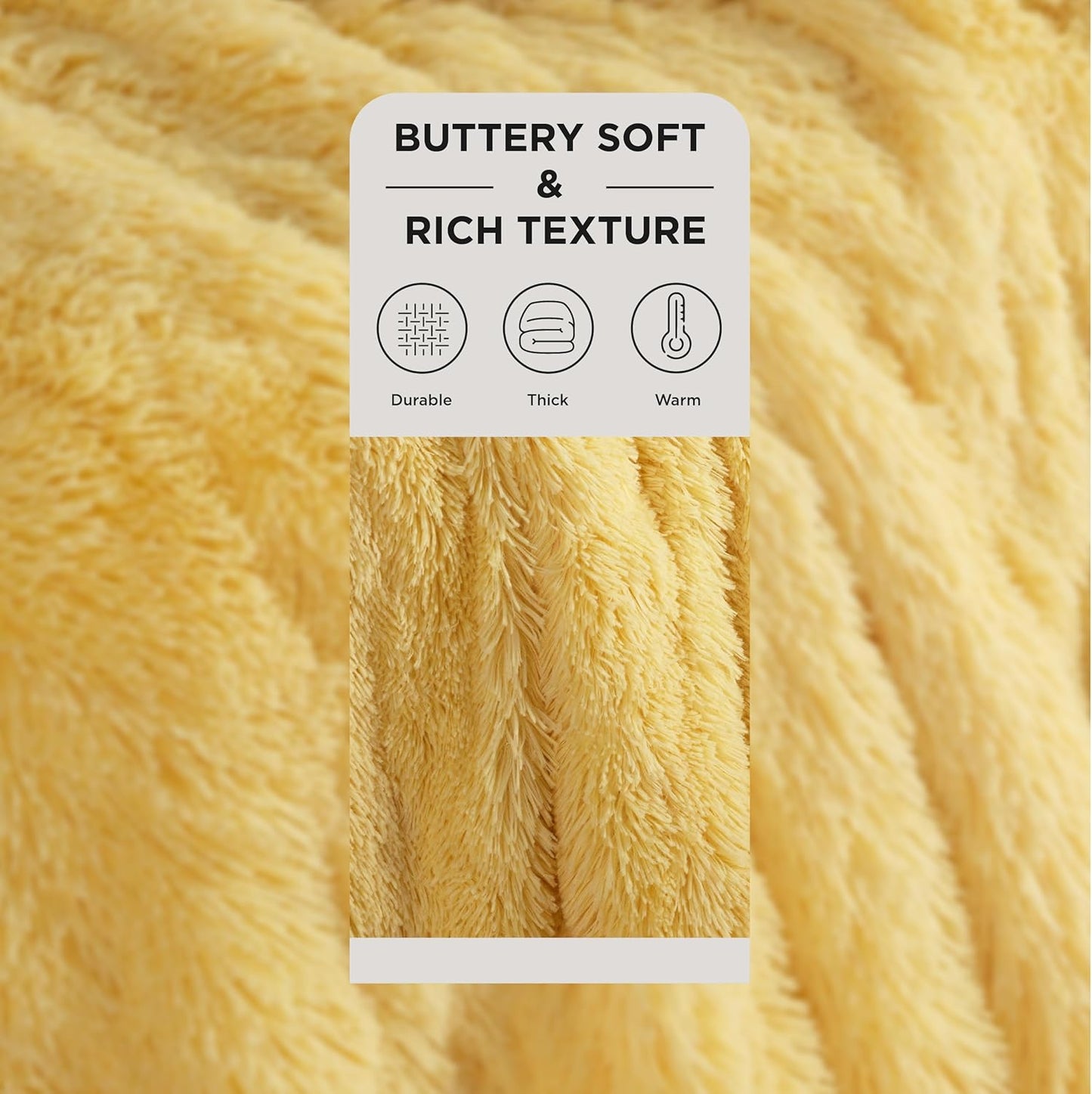 Bedsure GentleSoft Fluffy Fuzzy Faux Fur Throw Blanket for Couch, Soft Sherpa Fleece Cozy Gifts for Women, Plush Bed Blanket Room Decor for Men, Thick Warm Minky Teen Gifts Winter Bedding