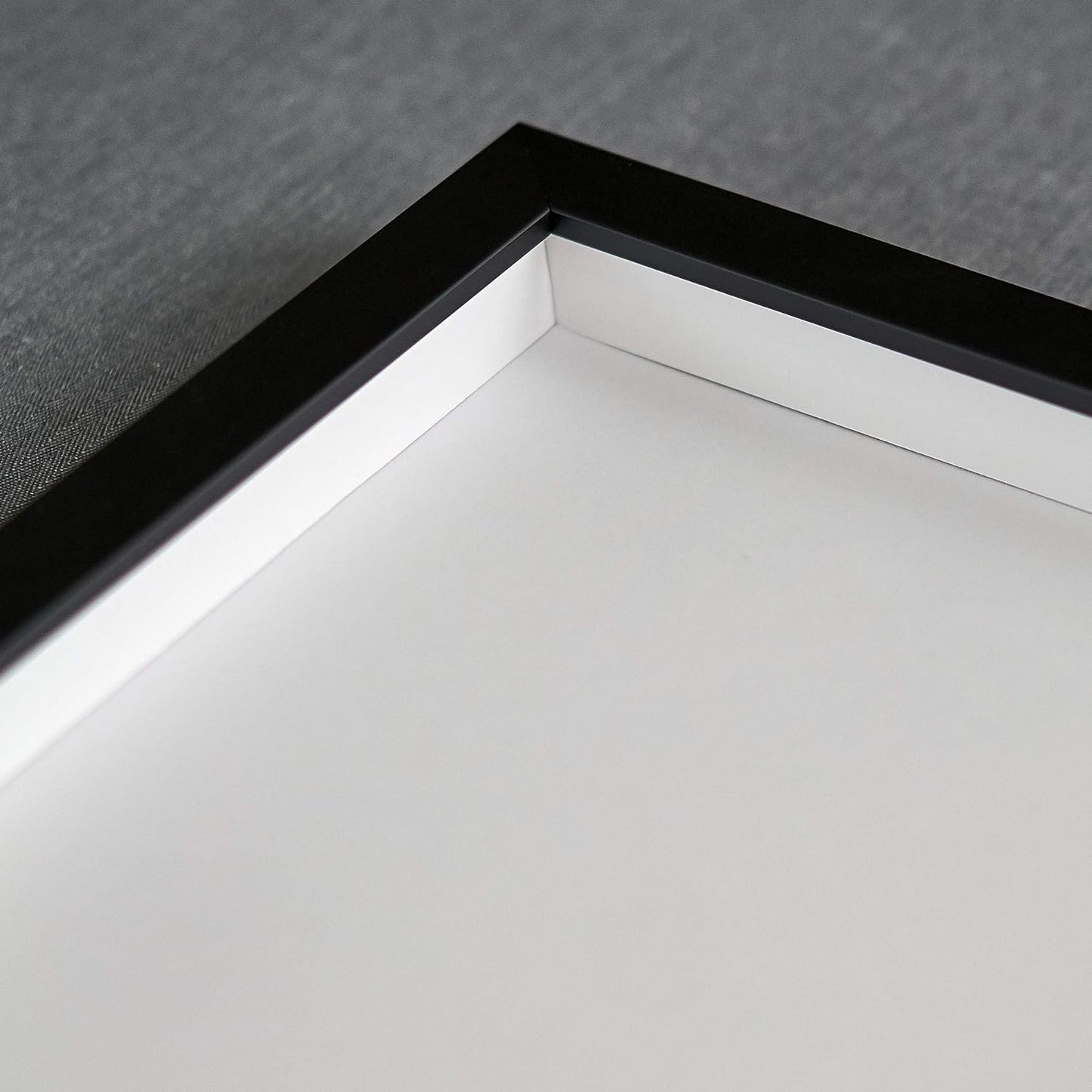 14x14 Shadow Box Black | 3/4" Depth of Usable Space | Solid Wood Pine | Includes UV Resistant Acrylic Plexiglass, Acid-Free Backing & Hanging Hardware | Made to Order in USA - Colors G