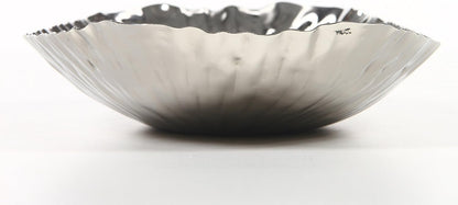 Hosley 5.75 Inch Diameter Silver Finish Metal Bowl, Ideal for Potpourri, LED Candles, Weddings, Special Events, Center Pieces, Craft. Use Decor to Coordinate O3
