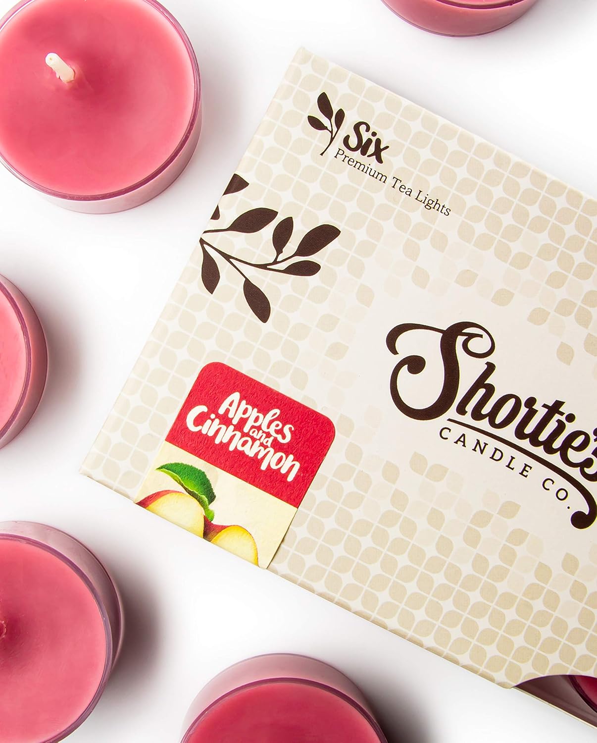 Shortie's Candle Company Vanilla Bean Premium Tealight Candles Bulk Pack - 24 Beige Highly Scented Tea Lights - Beautiful Candlelight - Made in the USA - Bakery & Food Collection