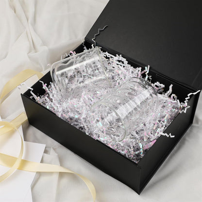 Pink Gift Box,10x7.3x3.5 Gift Boxes With Lids For Presents Includes Ribbon And Diy Printable Sticker Paper,Bridesmaid Proposal Box,Magnetic Gift Box For Birthday,Wedding,Graduation - Colors B