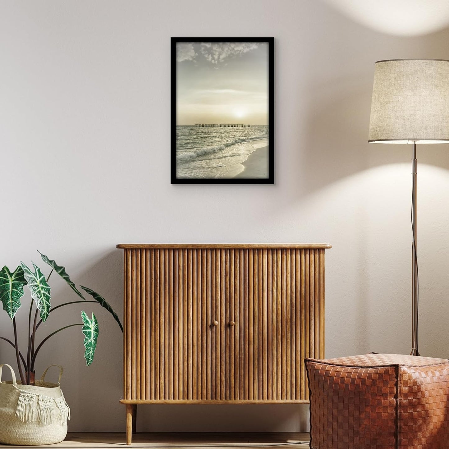 Americanflat 16x20 Picture Frame with Polished Plexiglass - Black Picture Frame - Wide Photo Frames Made of Engineered Wood for Vertical or Horizontal Wall Display - Epic Collection - Black - Colors A