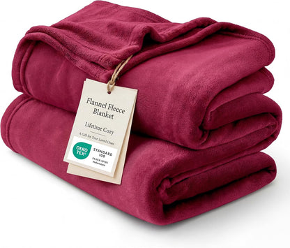 Bedsure GentleSoft Fleece Throw Blanket for Couch Grey - Lightweight Plush Fuzzy Cozy Soft Blankets and Throws for Sofa, Couch, Travel, Camping, 50x60 inches - Colors B