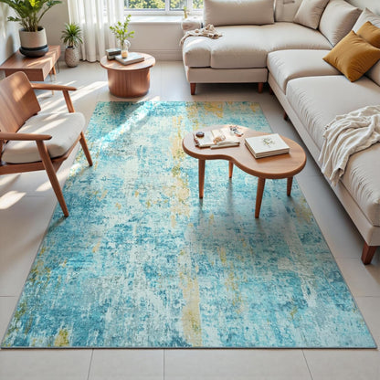 Ompaa 2x6 Rug Runners for Hallways Kitchen Runner Rug Non Slip Washable Grey Long Runner Rugs with Rubber Backing Soft Abstract Carpet Runner for Hallways, Kitchen, Bedroom, Bathroom, Entryway - Colors B
