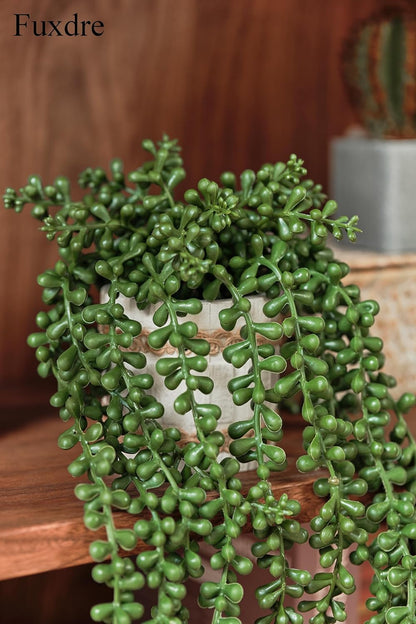3 Pack Mini Artificial Hanging Greenary Fake Hanging Plants in Basket for Wall Living Room Decor Bathroom Shelf Home Indoor