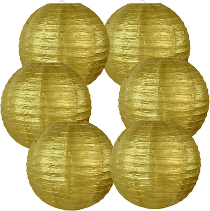 BEISHIDA 10Pcs White Paper Lanterns Decorative Chinese/Japanese Hanging Round Paper Lanterns Lamp for Birthday, Wedding, Christmas, Bridal, Home Decor, Party Decoration(Size of 4”, 6”, 8”, 10”)