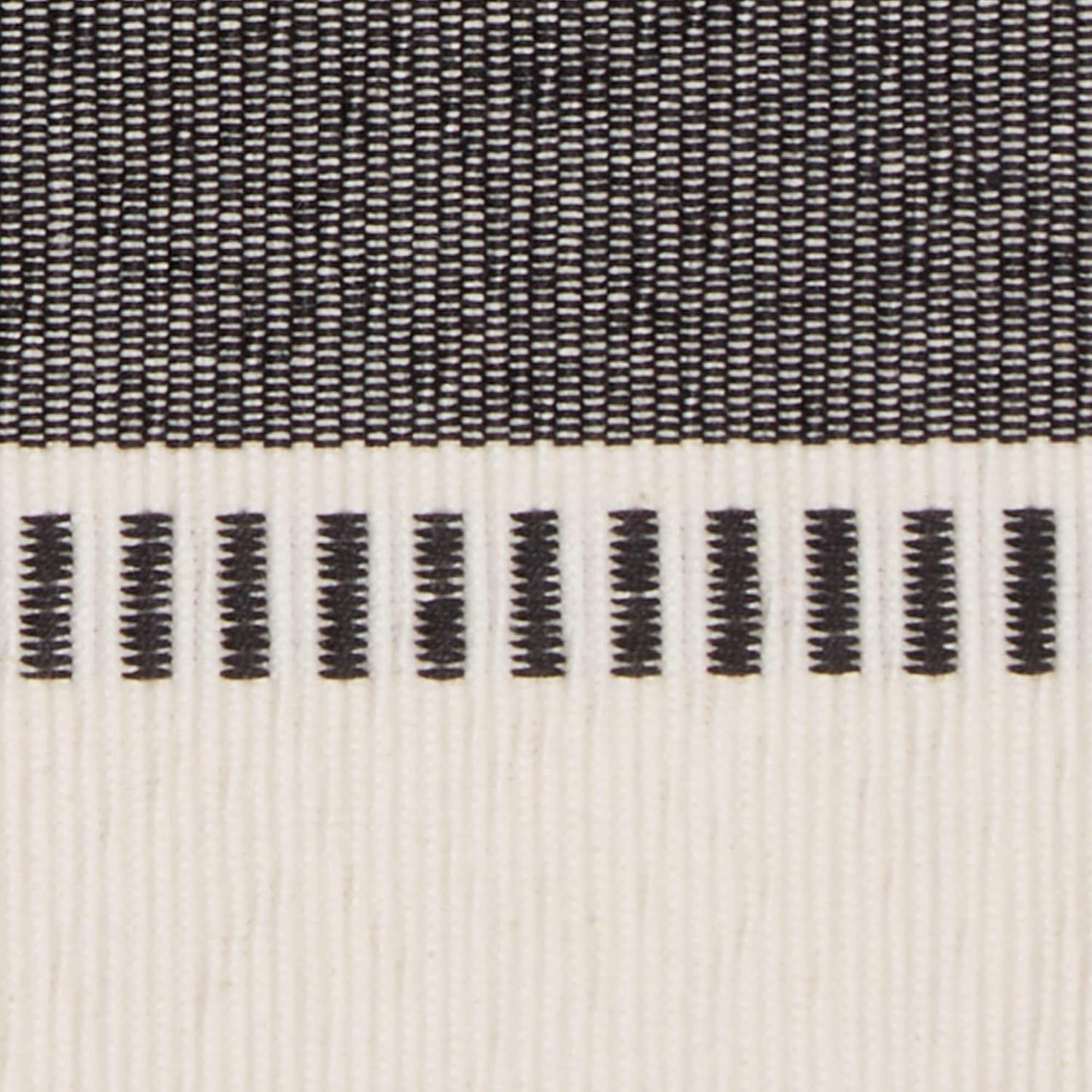 DII Dobby Stripe Woven Table Runner, 13x72-inch, French Blue