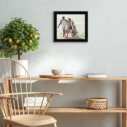Americanflat 12x18 Poster Frame with Shatter-Resistant Glass - Signature Collection - Gallery-Style Frames Made of Engineered Wood - Photo Frame for Wall Display - Black - Colors A