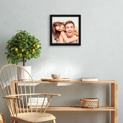 Americanflat 12x18 Poster Frame with Shatter-Resistant Glass - Signature Collection - Gallery-Style Frames Made of Engineered Wood - Photo Frame for Wall Display - Black - Colors A