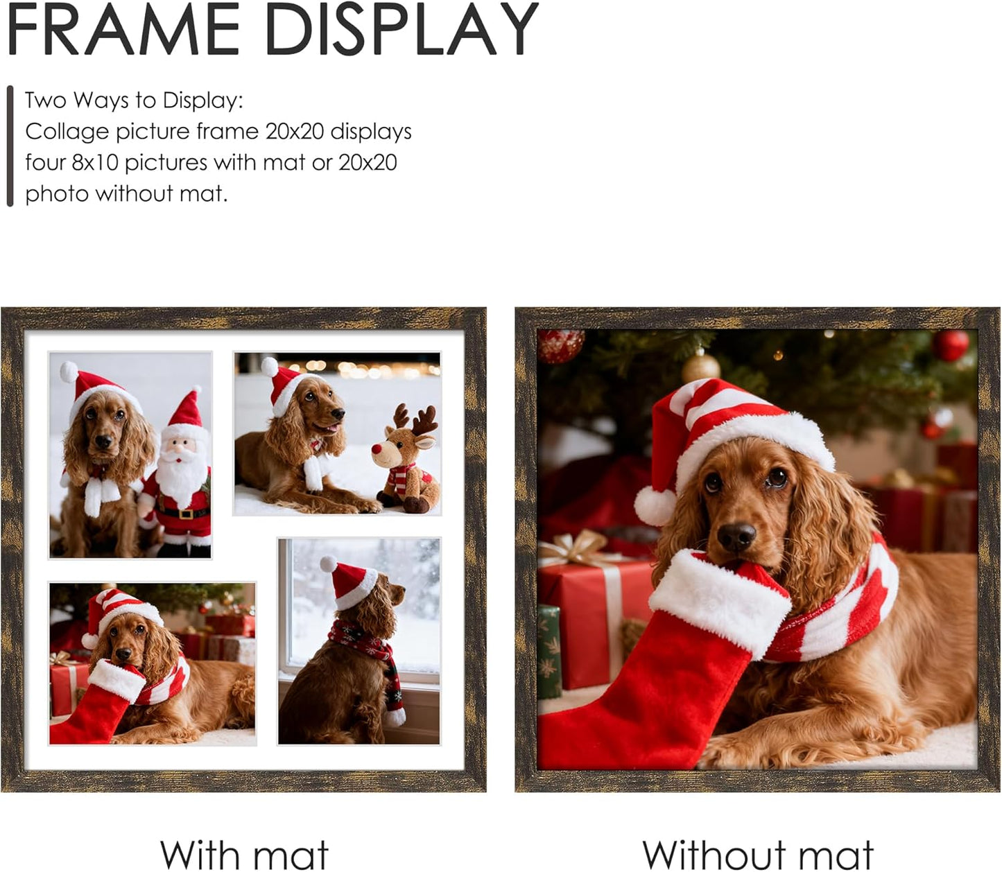 DUENPY 14x26 Collage Picture Frame 4x6 Collage Picture Frame Displays Twelve 4x6 inch Photos Available Horizontal Wall Mounting Display and Vertical Black - Colors A